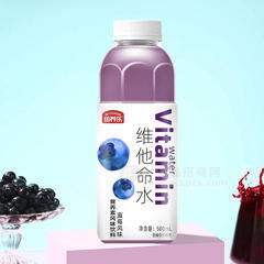 倍养乐蓝莓风味维他命水营养素风味饮料500ml