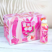 沙加乐乳酸菌味蜜桃嘟嘟乳味饮品500mlx15瓶