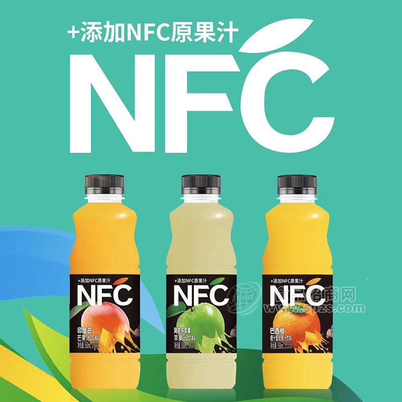 NFC芒果汁苹果汁橙汁果汁饮料系列瓶装招商550ml