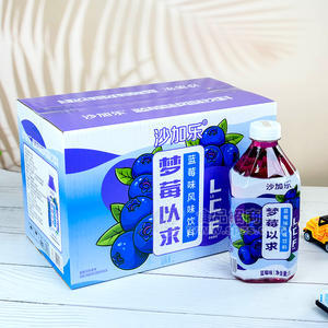 沙加乐蓝莓味风味饮料1L