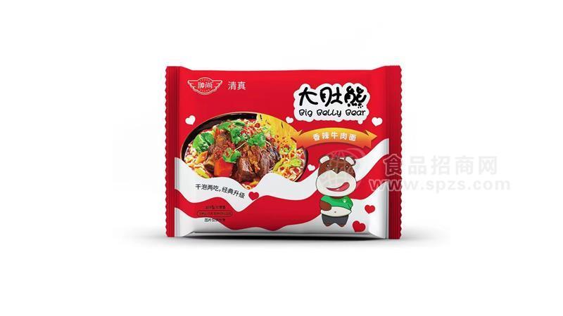 翀尚清真香辣牛肉面方面食品油炸型方便面55g