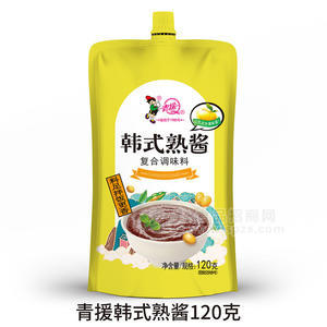 青援韓式熟醬復(fù)合調(diào)味料袋裝招商120g