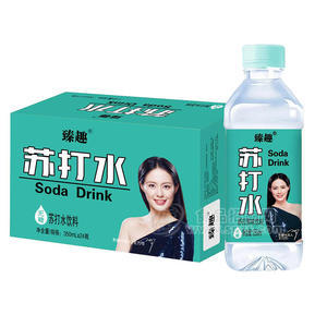 臻趣無(wú)糖蘇打水飲料350mlx24瓶