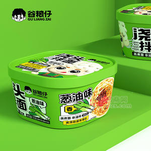 谷粮仔浇头拌面葱油味桶装招商135g
