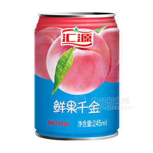 汇源鲜果千金桃汁饮料245ml