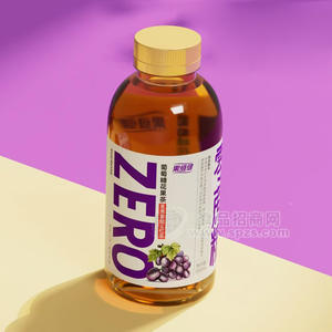 果维健零蔗糖葡萄糖花果茶夏黑葡萄红茶550ml
