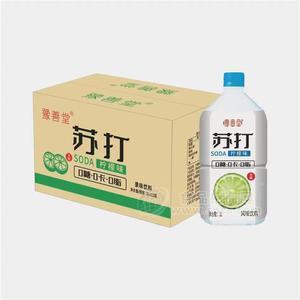 豫善堂苏打水柠檬味风味饮料1L