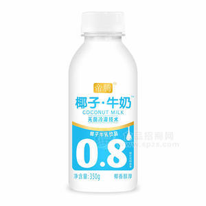 帝騰椰子牛奶椰子牛乳飲品瓶裝招商350g