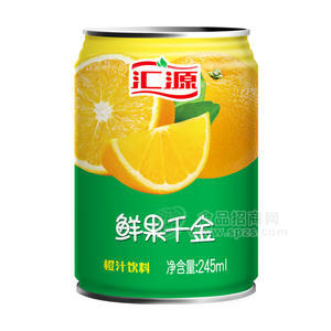 匯源鮮果千金橙汁飲料245ml