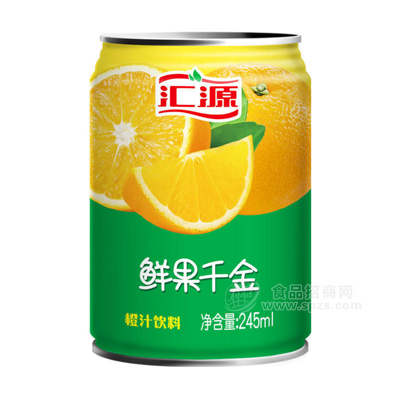 匯源鮮果千金橙汁飲料245ml