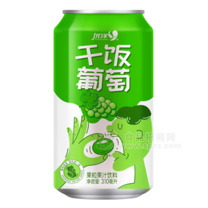 優(yōu)洋干飯葡萄果汁310ml 果肉多多