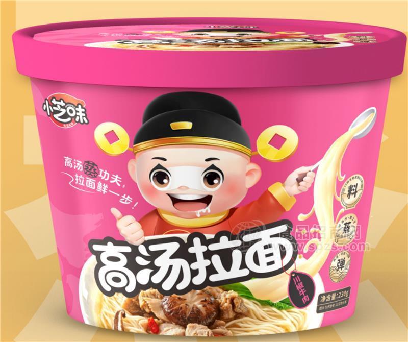 小芝味高汤拉面川椒牛肉桶装