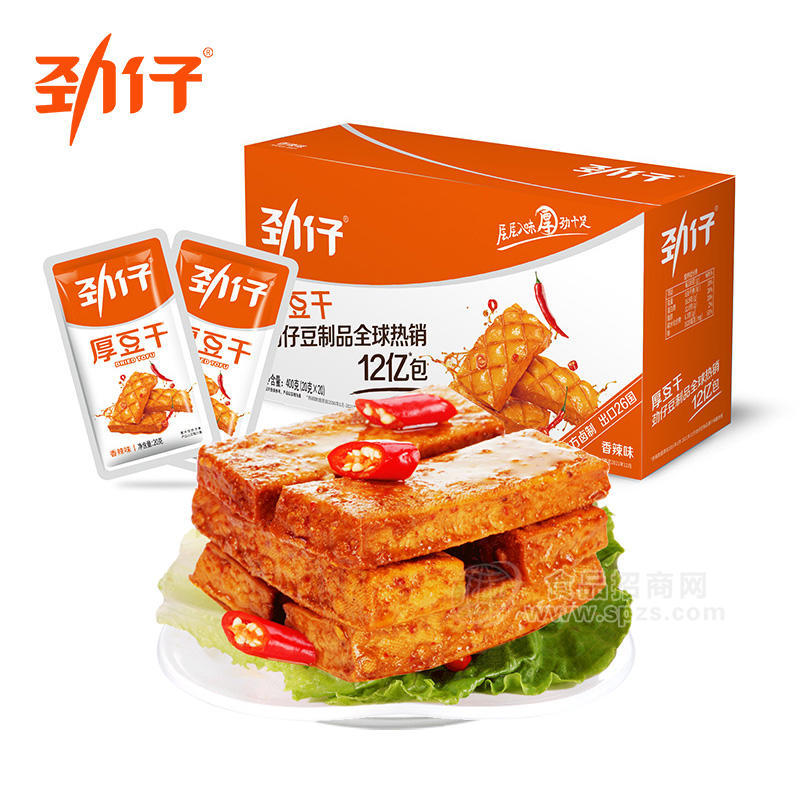 劲仔厚豆干香辣味招商20g 