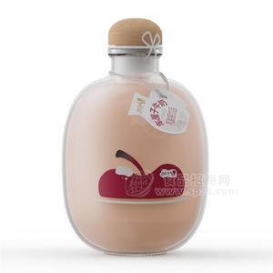 優(yōu)洋車厘子牛奶乳酸菌飲品238ml低糖低脂小圓瓶