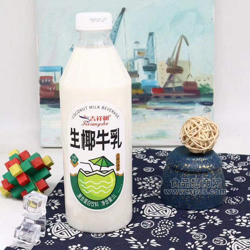 吉祥樹生椰牛乳復(fù)合蛋白飲料瓶裝招商1L