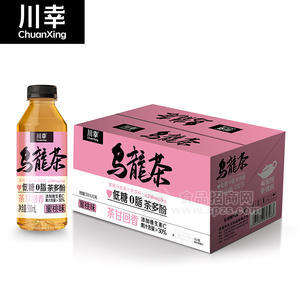 川幸蜜桃味乌龙茶茶饮料500mlx15瓶