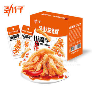 勁仔Hi魔芋紅油香辣味休閑食品招商18g