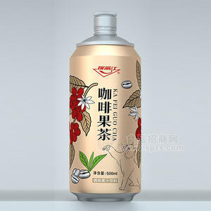 瑞麗江咖啡果茶調(diào)味果汁飲料瓶裝招商500ml