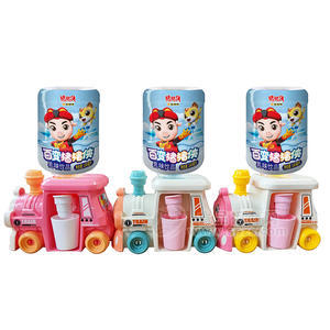 妙奇百变猪猪侠小火车乳味饮品玩具食品儿童乳饮料招商180ml