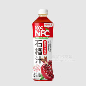 利园时光石榴汁复合果汁饮料500ml