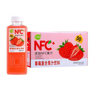 小輕果語NFC+草莓復(fù)合果汁飲料500mlx15瓶