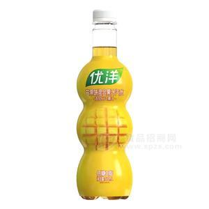 优洋芒果味混合果汁汽水600ml低糖0脂