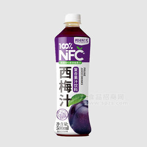 利园时光100%NFC+西梅汁复合果汁饮料500ml
