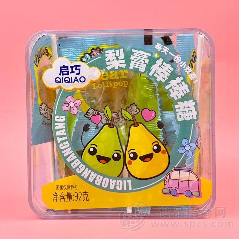 启巧梨膏棒棒糖糖果休闲食品92g