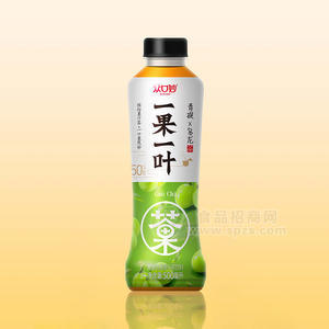 眾口妙一果一葉青提烏龍果汁茶飲料瓶裝招商500ml