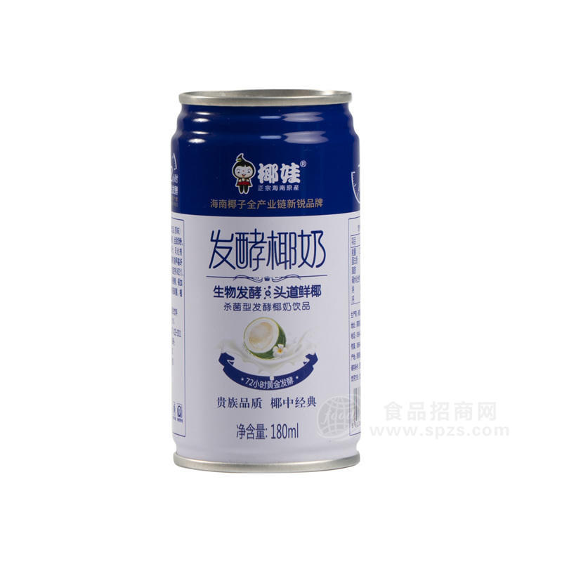椰娃杀菌型发酵椰奶饮品180ml
