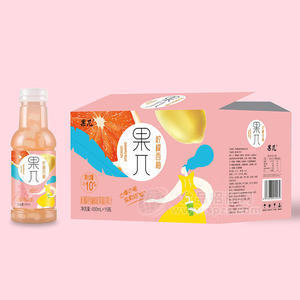 果幾檸檬西柚果粒果汁飲料450mlx15瓶