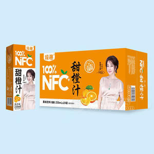 臻趣100%NFC甜橙汁果味飲料250mlx24盒