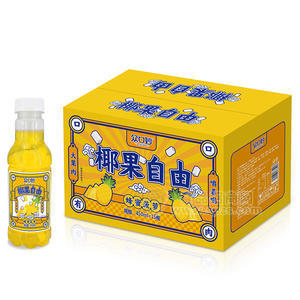 眾口妙椰果自由蜂蜜菠蘿椰果復(fù)合果汁飲料箱裝450ml×15瓶