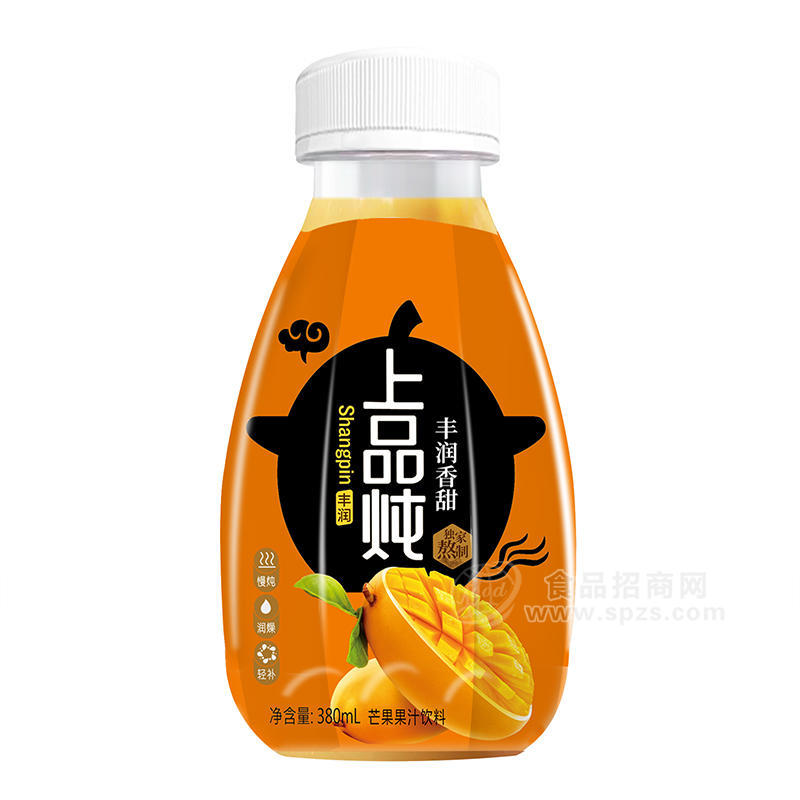 榜洋上品燉芒果果汁飲料瓶裝招商380ml