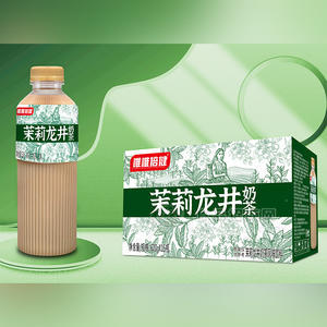 唯唯倍健茉莉龍井奶茶風(fēng)味飲料620mlx15瓶