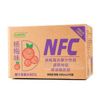 匯果陽光NFC楊梅復(fù)合果汁飲品果汁飲品560mlx15瓶