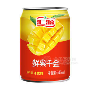 汇源鲜果千金芒果汁饮料245ml
