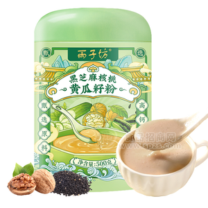雨子坊黑芝麻核桃黄瓜籽粉500g