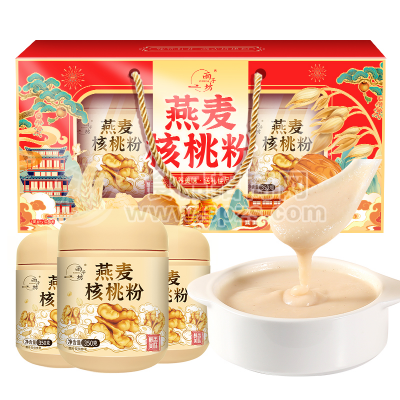 雨子坊【礼盒装】 燕麦核桃粉 净含量：350g
