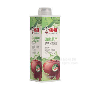 椰娃芦荟苹果汁海南原产盒装600ml