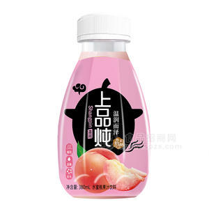 榜洋上品燉水蜜桃果汁飲料瓶裝招商380ml