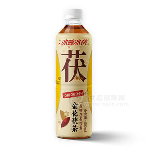 冰峰冰茯金花茯茶原味茯茶饮料瓶装招商500ml