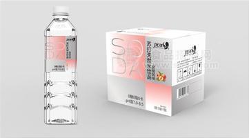优洋苏打天然水饮品750毫升×15瓶蜜桃果味水碱性水