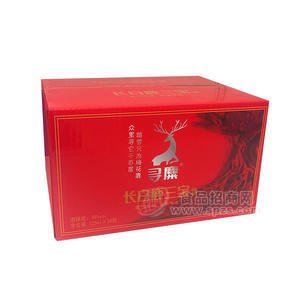 尋麋長(zhǎng)白鹿三寶酒箱裝招商125ml×24瓶