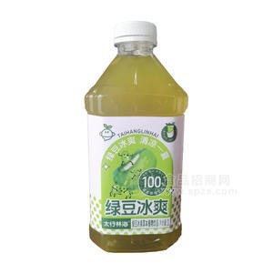 太行林海綠豆冰爽草本植物飲品綠豆飲料植物飲料夏季飲品1L