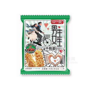 心一众蜜汁烤肉味干脆面干吃面袋装招商45g