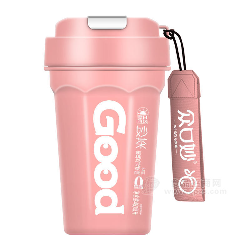 众口妙可乐杯蜜桃乌龙茶味饮料瓶装招商460ml