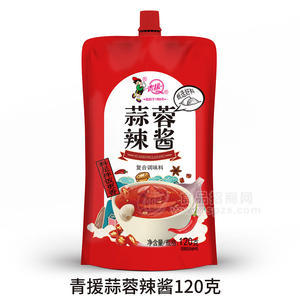 青援蒜蓉辣酱复合调味料袋装招商120g