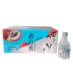 臻趣無(wú)糖海鹽荔枝蘇打風(fēng)味飲料375mlx15瓶