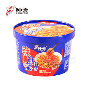 神宫辣白菜拌面方便食品方便面155g